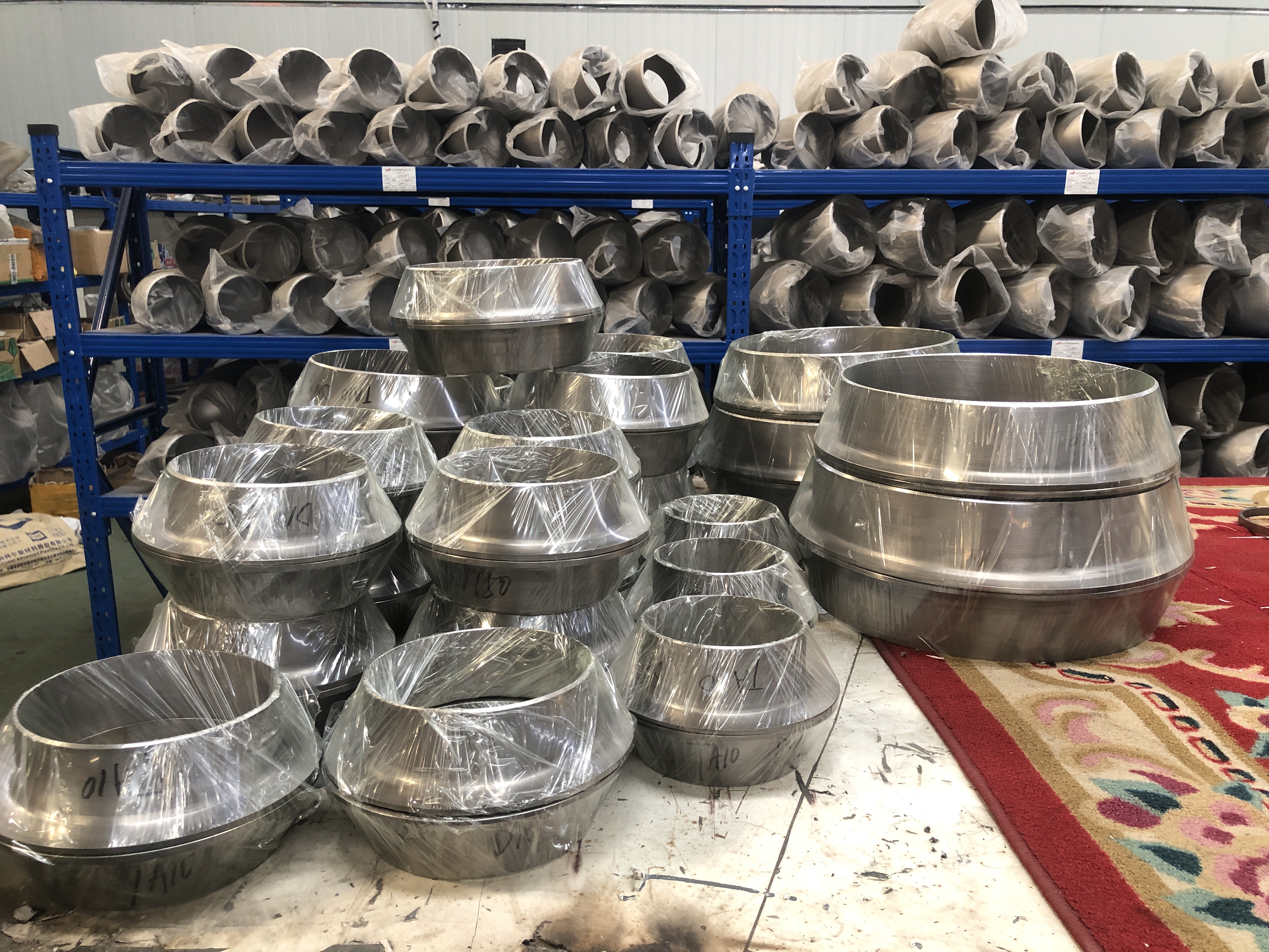 欣旺腾现货TA2钛合金翻边短节 高强度耐腐蚀钛合金翻边焊环