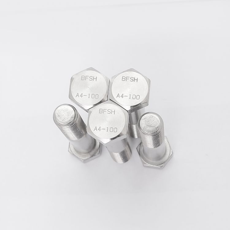 316L材质 A4-100外六角高强度螺栓 DIN933全牙螺丝螺钉M3-M120规格齐全 可定制