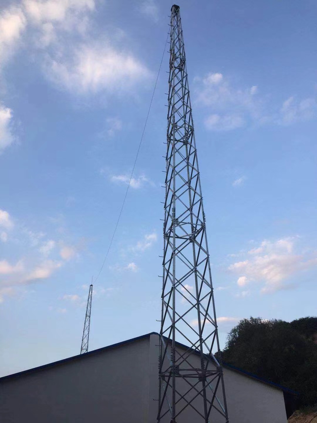 煤矿景区25米四角避雷塔 GFW2-8 港口码头四角防雷线塔