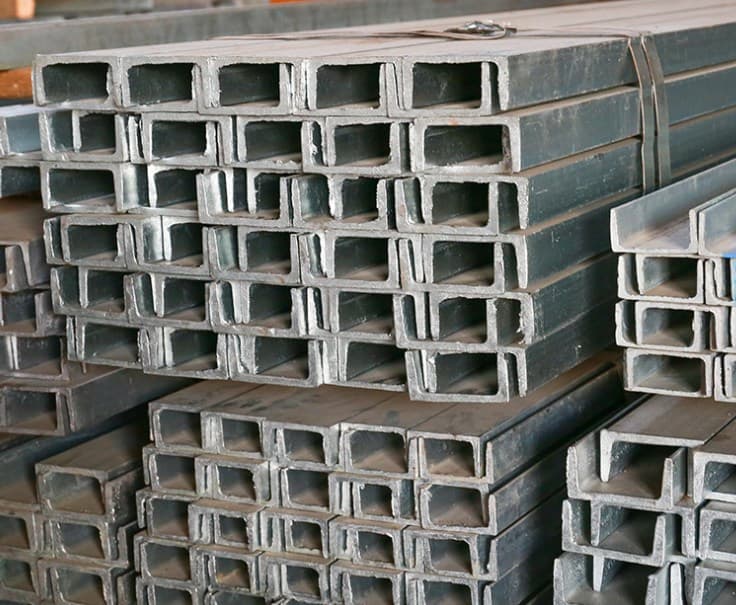 日标槽钢尺寸米重表 重型设备用钢