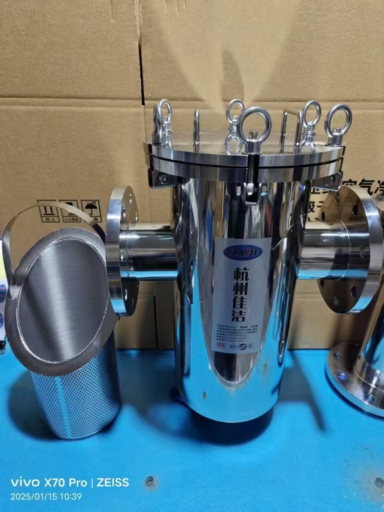 铝壳复合滤材高压前置过滤器 压缩机前CNG进气过滤器