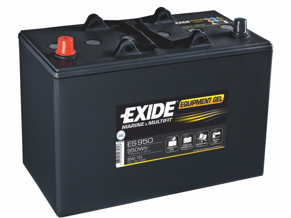 美国EXIDE埃克塞德蓄电池ER650 柴油发电机启停用AGM电瓶