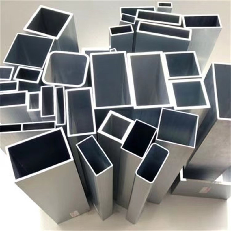 铝方管矩形铝合金型材四面铝扁通圆管铝板实心铝棒铝方通铝材铝排