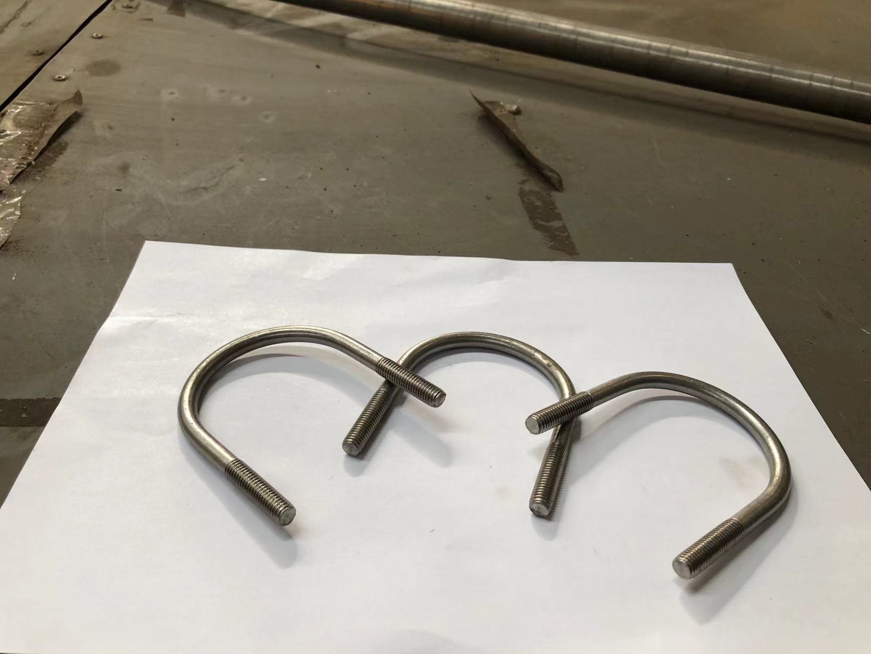 现货TA2钛合金U型栓   钛管箍   高强度钛卡箍   钛U型卡    纯钛卡箍