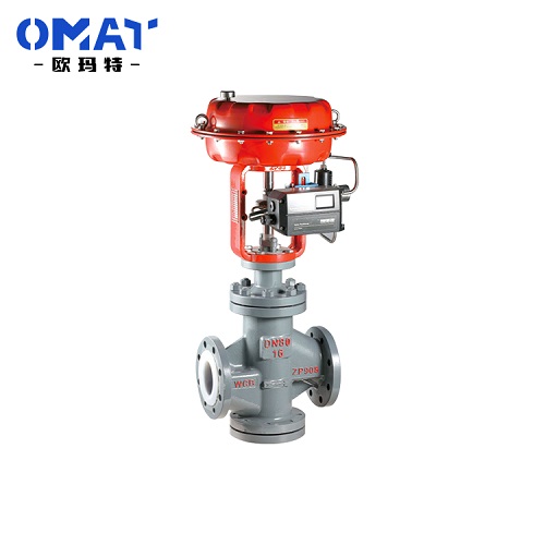 衬氟斜口放料球阀