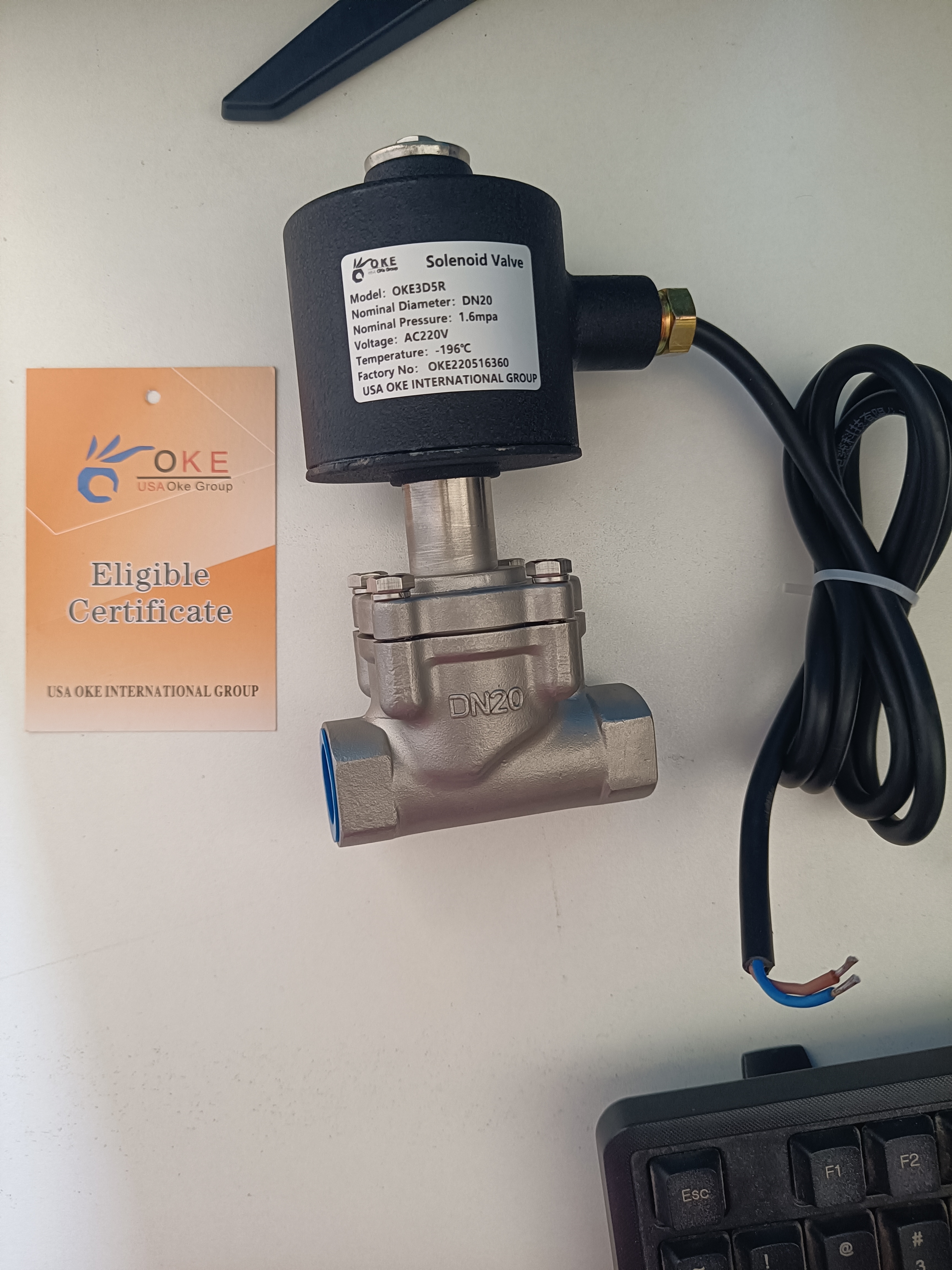 进口超低温不锈钢电磁阀