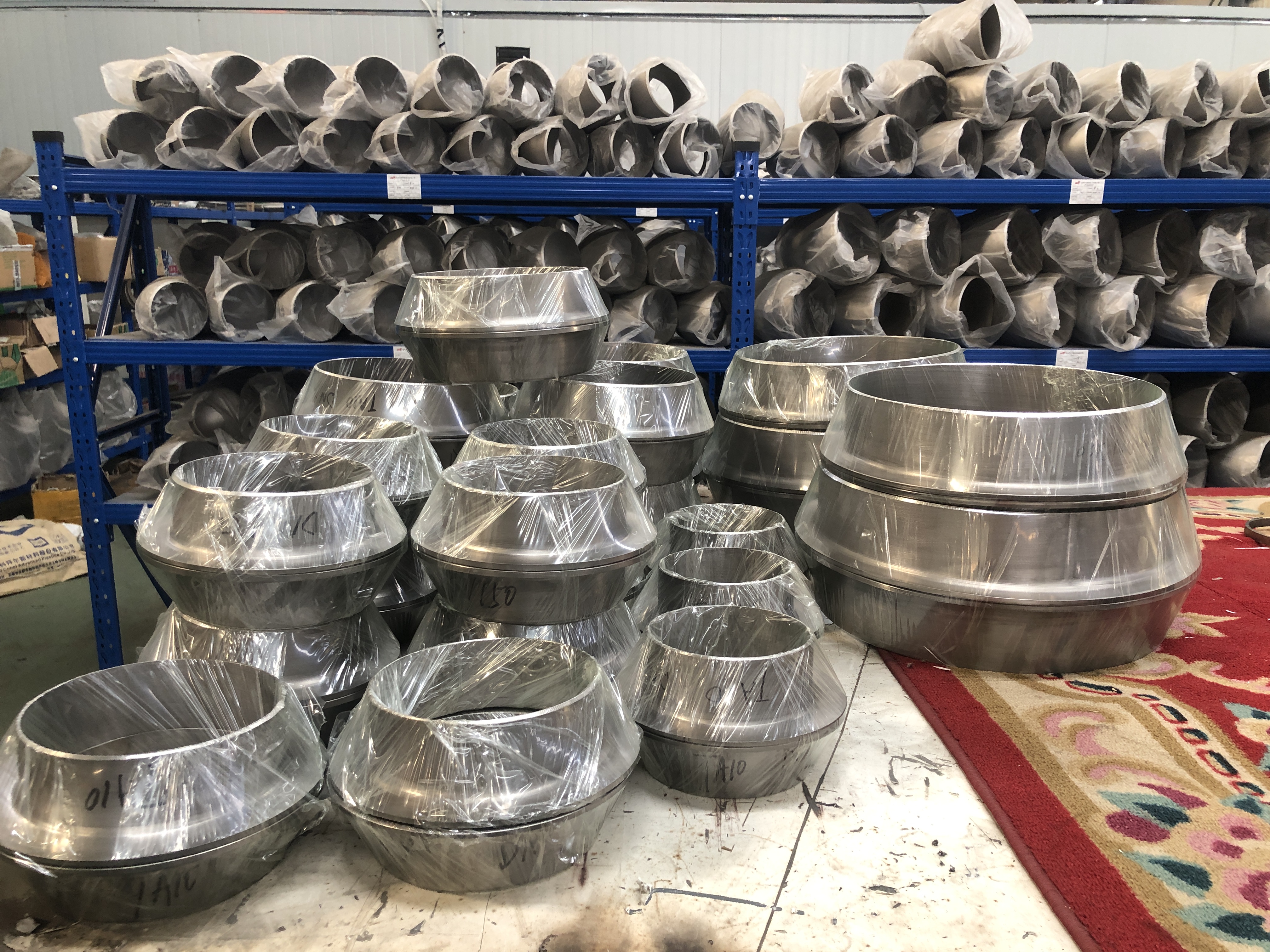 欣旺腾现货TA2钛合金翻边定制 化工高强度钛对焊环  可定制钛合金翻边短接