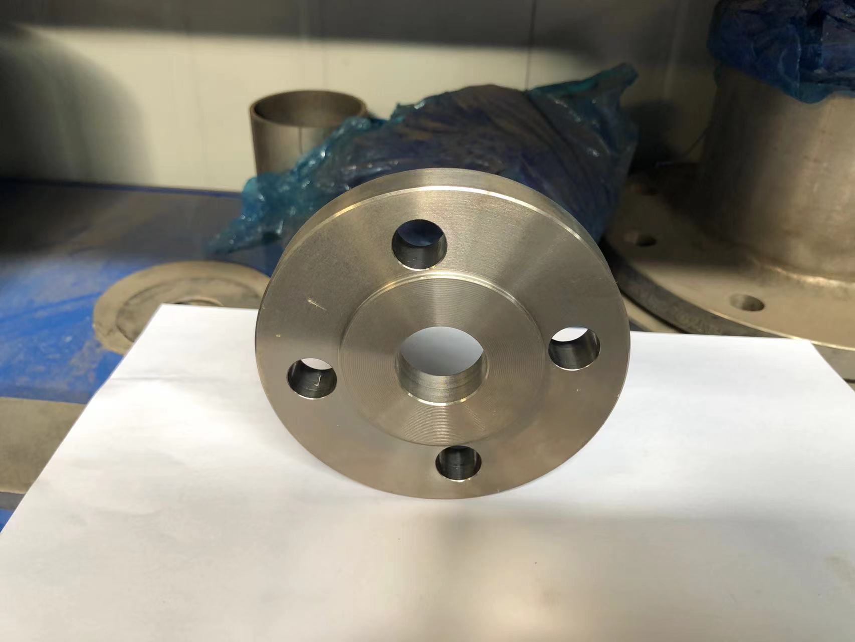 欣旺腾现货TA2钛合金法兰  平焊板式钛法兰  纯钛法兰