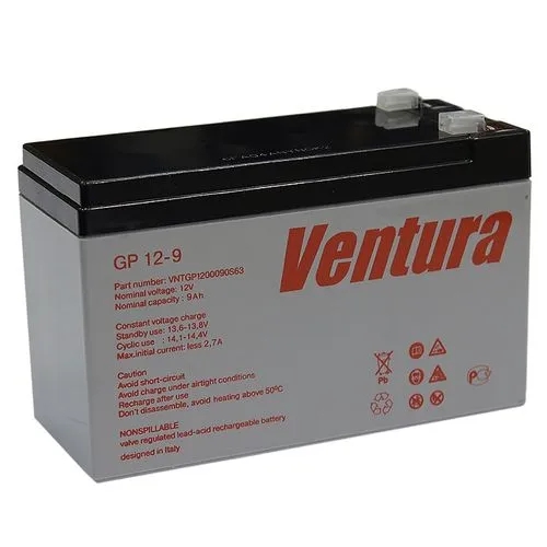 西班牙Ventura蓄电池GPL12-55 控制设备 电力系统用12V55AH蓄电池