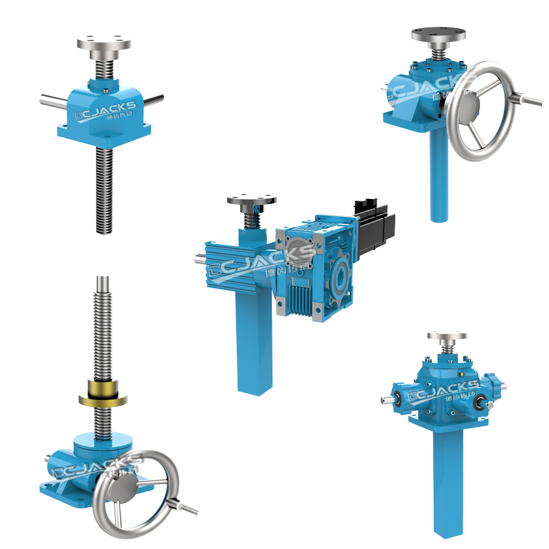 JWM手摇电动蜗轮蜗杆丝杆升降 机 SJA SJB自锁防护丝 杠 升降机