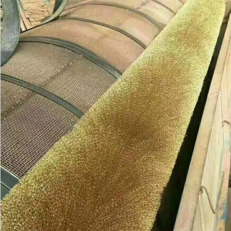 砖机配件滚筒筛钢丝刷 砖厂专用耐磨滚动筛防堵钢刷子钢丝毛刷辊拉丝刷辊