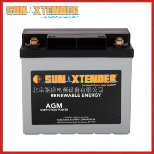 美国SunXtender蓄电池PVX-1040T 免维护AGM深循环12V-104AH