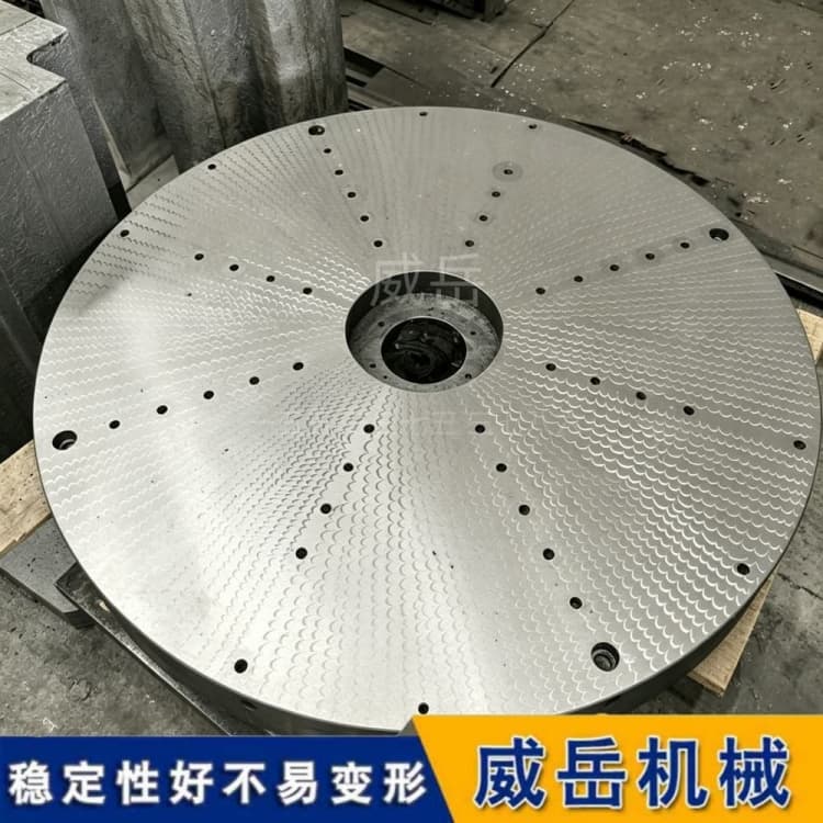 读懂圆形铸铁平台，才算摸透工业找平的门道