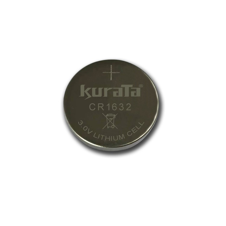 KURATABATTERY CR1632 3V扣式锂锰电池 纽扣电池 纽扣电池焊脚加工
