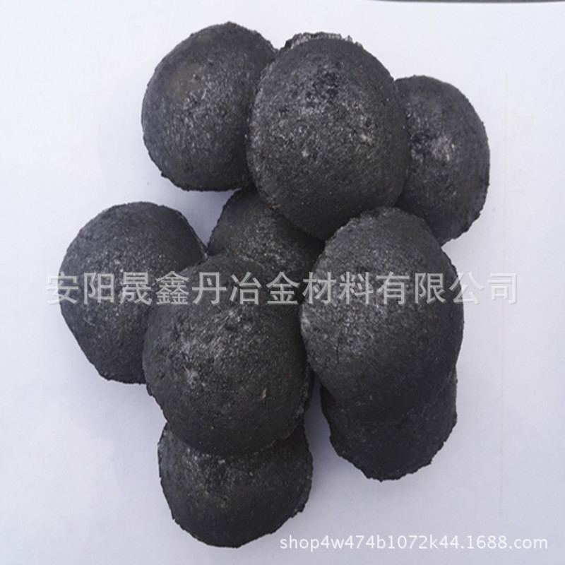 安阳晟鑫丹容量硅45#硅渣 炼镍铁专用还原剂 硅球 增温球 硅铁球