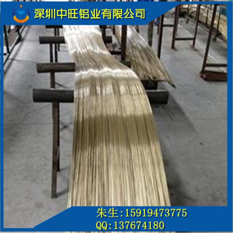 中旺厂家直销H65高精环保黄铜棒C2600黄铜花纹六角管