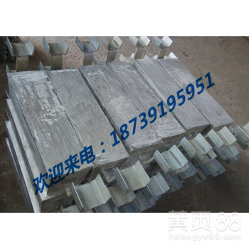 焦作市厂家直销船体保护常用铝合金牺牲阳极支架式铝阳极