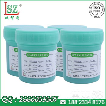 厂家直供无铅锡膏,Sn42Bi58低温锡膏熔点138℃