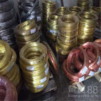 厂家直销环保H65半硬黄铜线h62黄铜软线硬线压扁调直