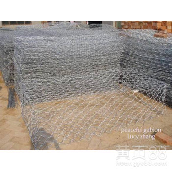8号丝锌铝合金包塑PVC蜂巢格网护坡护岸