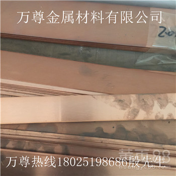 广东国标t1t2t3紫铜排导电好镀锡c1100红铜排规格