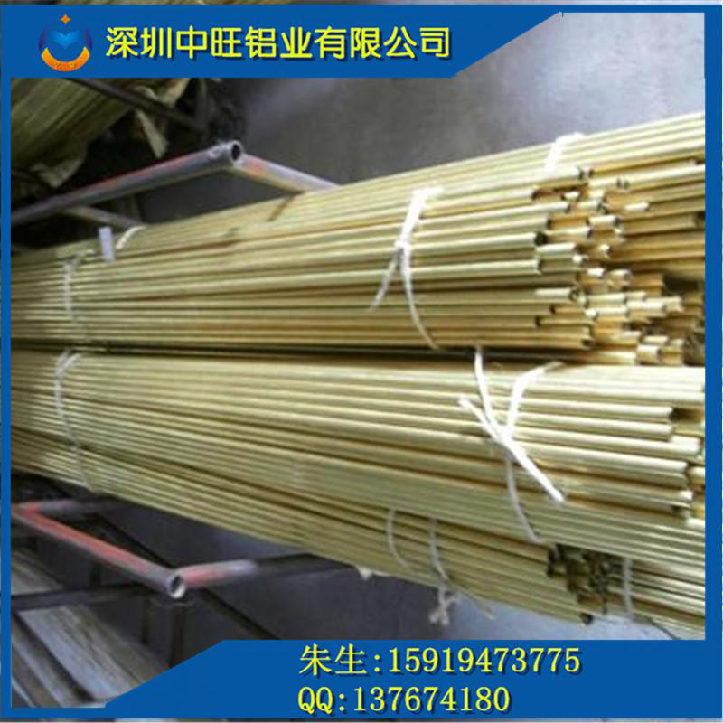 中旺厂家直销H65高精环保黄铜棒C2600黄铜花纹六角管