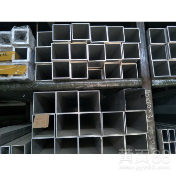 供应方形空心管天津铝方管规格6061T6空心方管型材