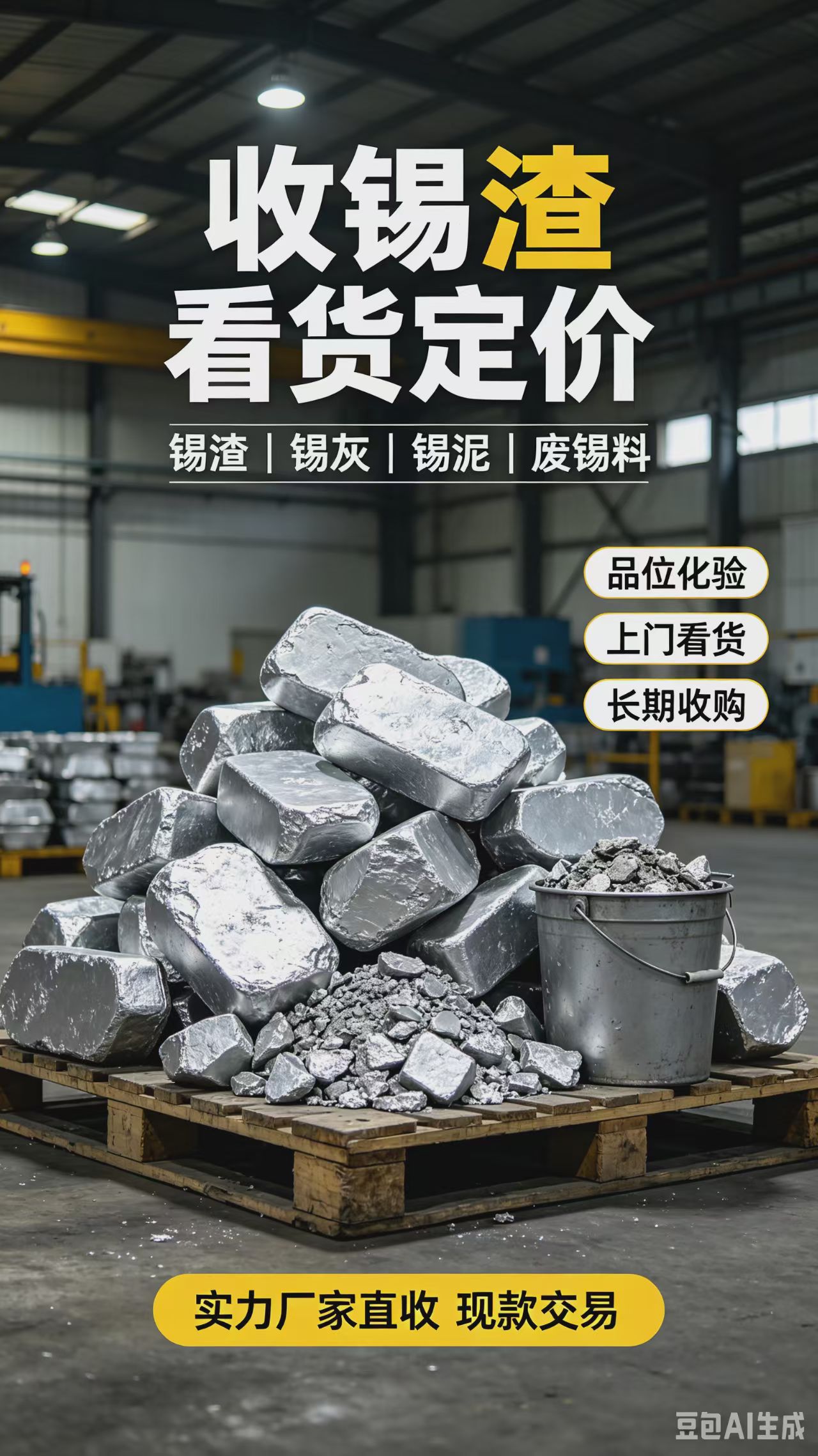 收含锡物料0.6%以上就可以