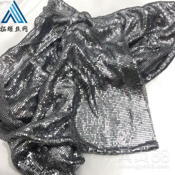 酒店隔断帘子_亮片金属布
