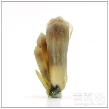 矿物晶体艳丽的碧绿色萤石+水晶+半透明方解石
