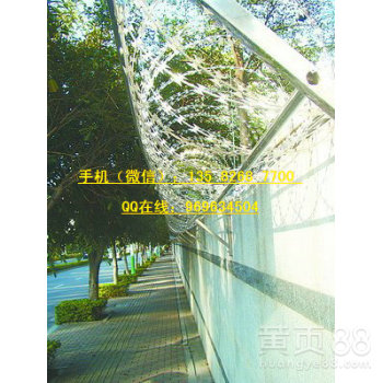 圆筒80cm形带刺防盗网，蛇腹不锈钢带刀片网，一件也发