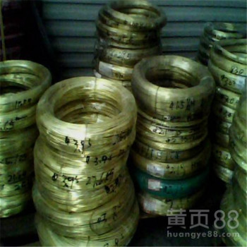 厂家直销环保H65半硬黄铜线h62黄铜软线硬线压扁调直