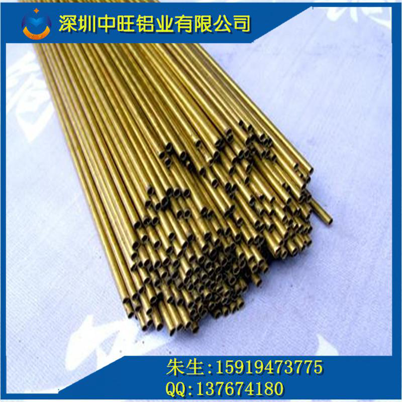 中旺厂家直销H65高精环保黄铜棒C2600黄铜花纹六角管