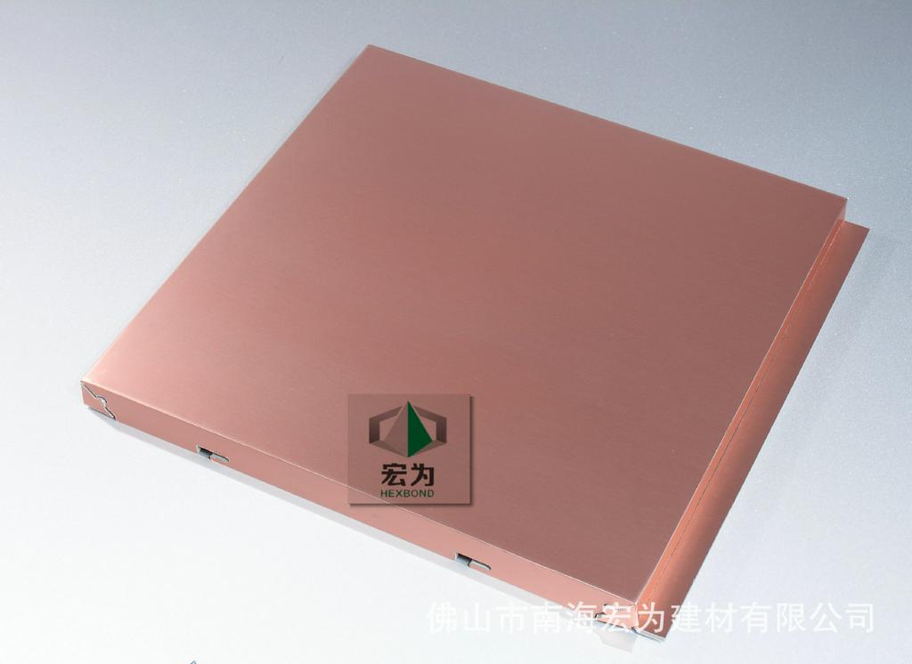 室内装饰挂板铝塑板仿铜色