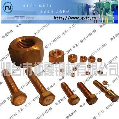 
                        厂家供应C63000铝青铜QAl10-4-4铝青铜螺栓铜螺母等标准件
                    