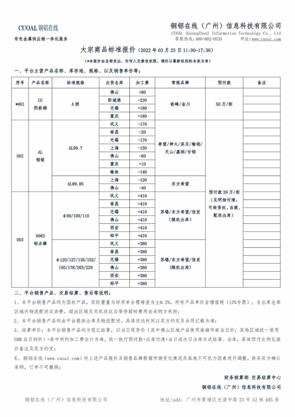 11点后上调各50